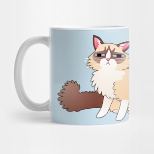 Slightly Suspicious Ragdoll Cat Mug